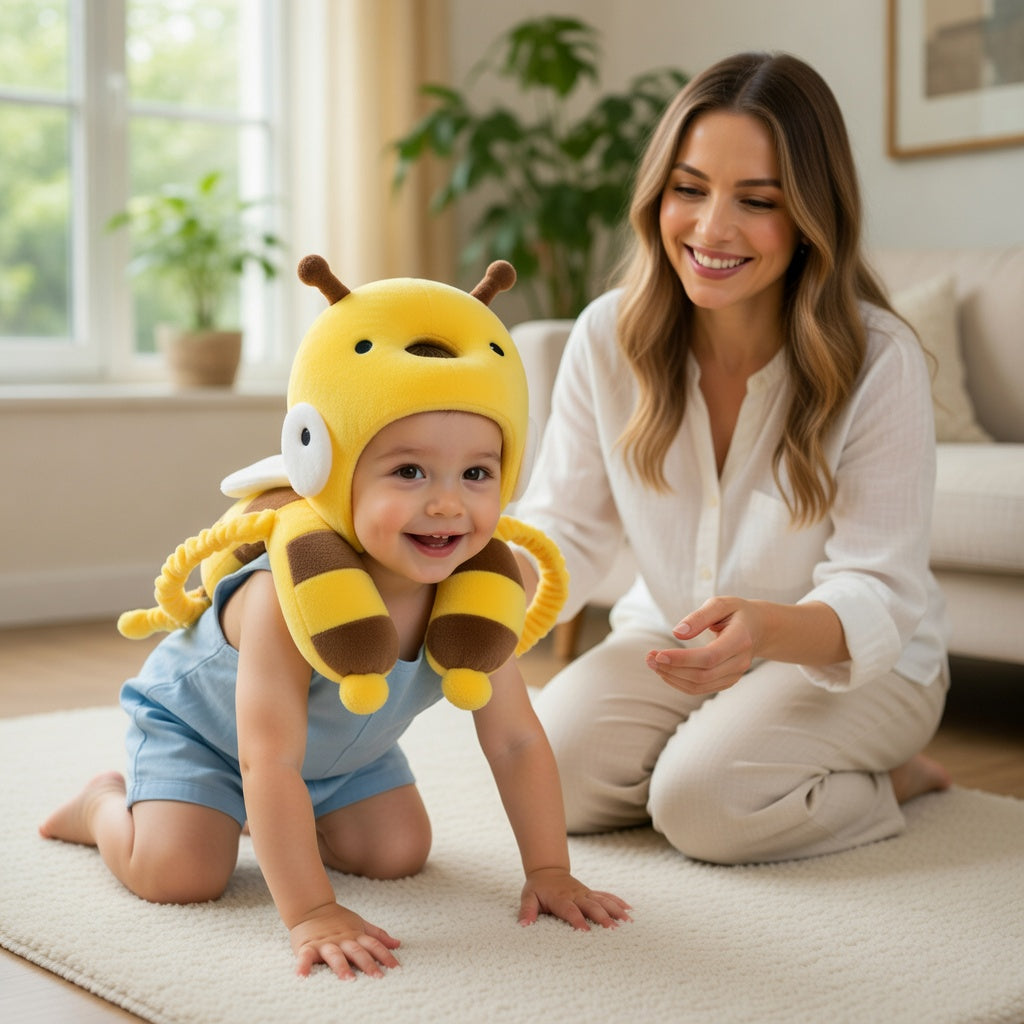 Your baby explores freely while you breathe easy